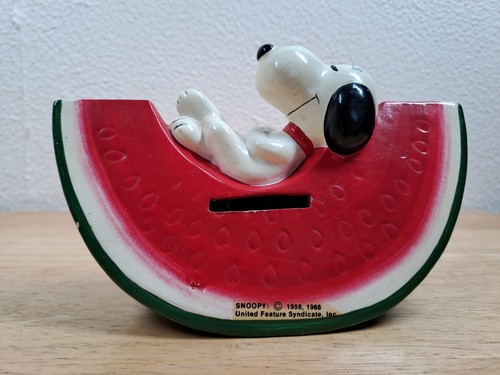 Vintage snoopy money box - money,
