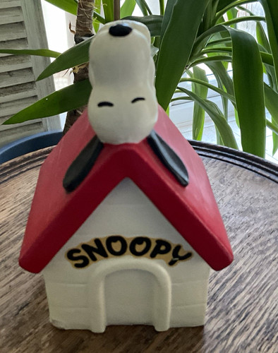 Snoopy doghouse piggy - doghouse,