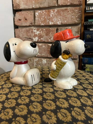 Two vintage snoopy ceramic - two,