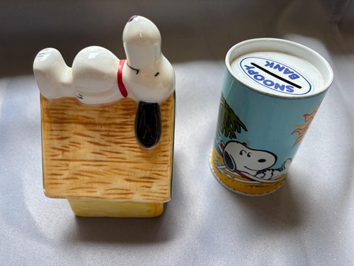 Ceramic peanuts snoopy money - ceramic,